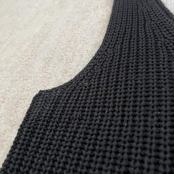 LOFT Black V Neck Sleeveless Sweater Vest S - Picture 7 of 8